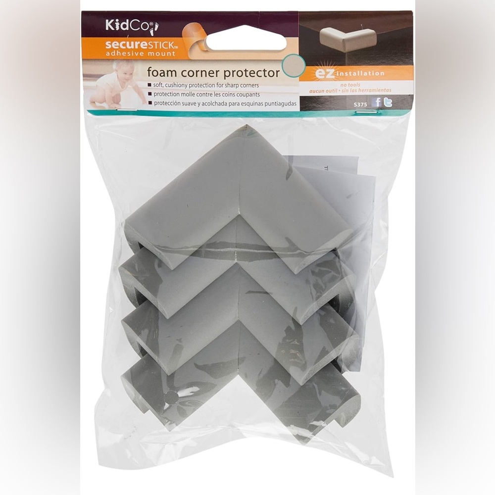 KidCo Foam Corner Protectors Three 4 Packs NWT